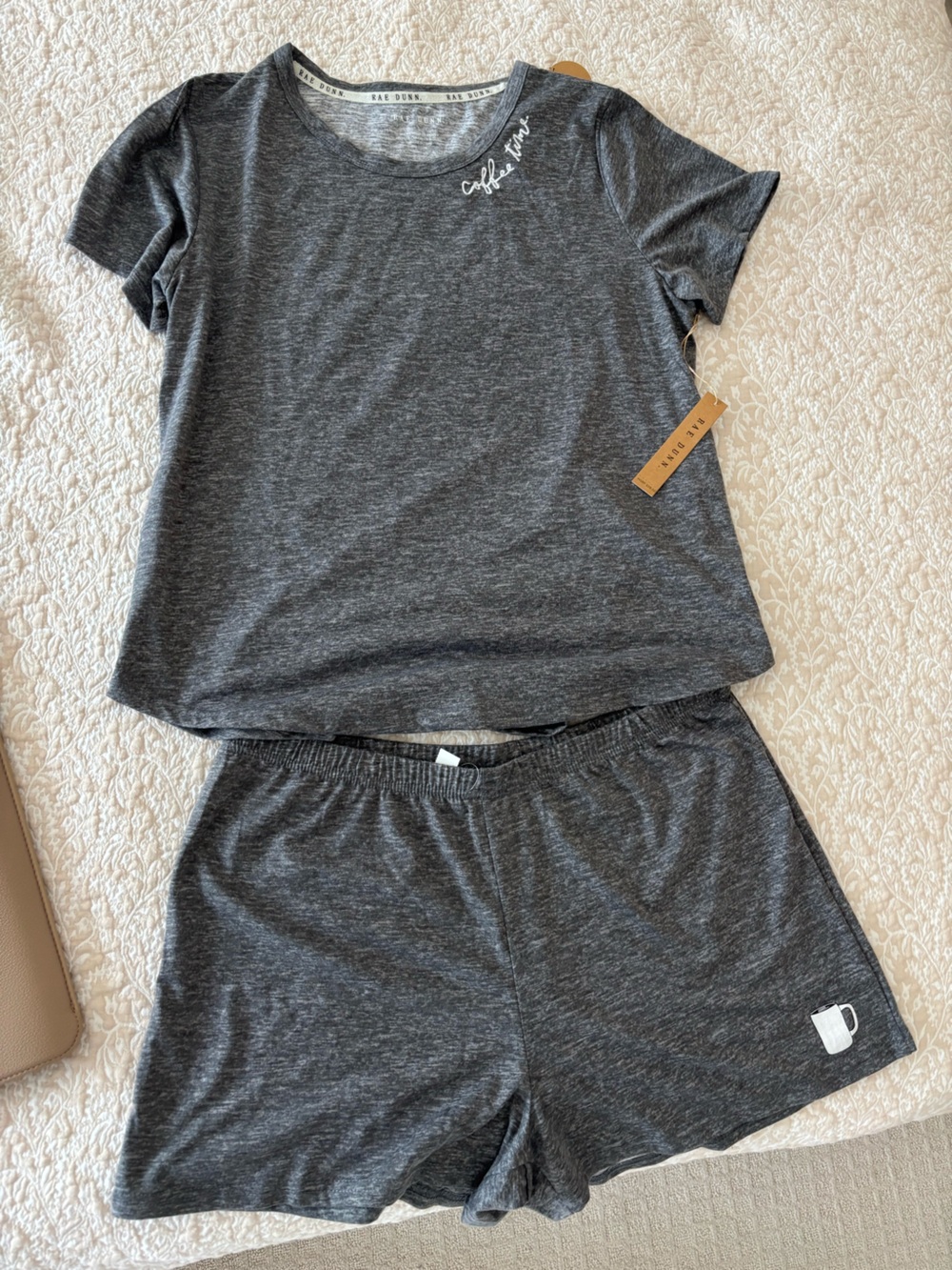 Heathered Gray PJ Set